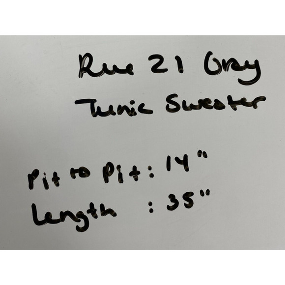 Rue 21 Tunic Sweater Top Y2K Bodycon Wiggle Gray Stripe Preppy Cowl Neck Size M - Picture 9 of 9